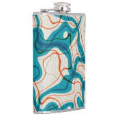 Flasques Tourquoise et perruques rouges (Droite)