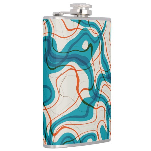 Flasques Tourquoise et perruques rouges (Droite)