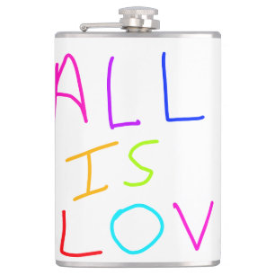 Flasques Tout est amour arc-en-ciel coloré fierté LGBTQ gay