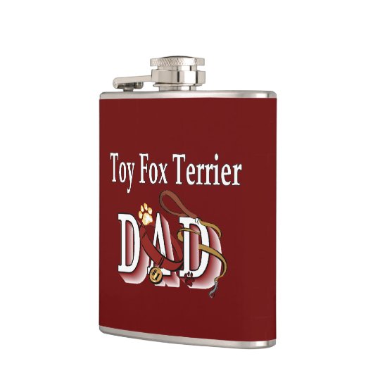 Flasques Toy Fox Terrier Papa Cadeaux (Gauche)