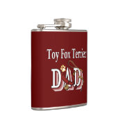 Flasques Toy Fox Terrier Papa Cadeaux (Droite)