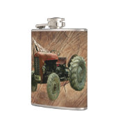 Flasques Tracteur rouge vintage Rustic Barn Shop (Gauche)