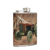 Flasques Tracteur rouge vintage Rustic Barn Shop (Droite)
