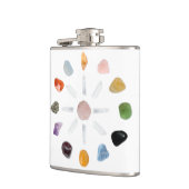 Flasques *~* Traitement des pierres Chakra Grille de crista (Gauche)