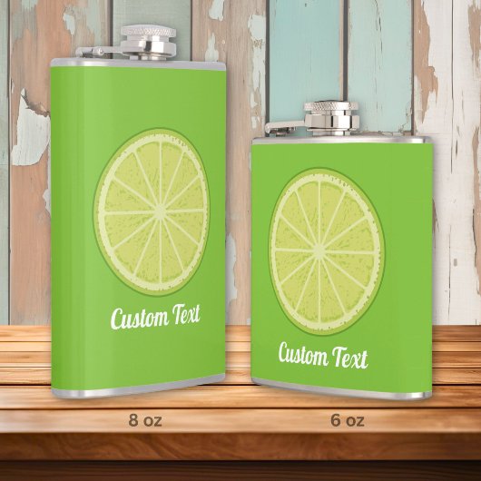 Flasques Tranche de citron vert