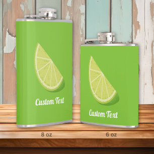 Flasques Tranche de citron vert