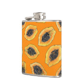 Flasques Tranches de Papaya sur orange (Gauche)