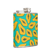 Flasques Tranches de papaye turquoise (Droite)