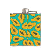 Flasques Tranches de papaye turquoise (Dos)