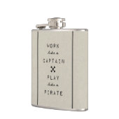 Flasques Travail comme un capitaine Play Like A Pirate (Gauche)