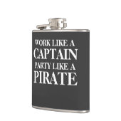 Flasques Travaillez comme un capitaine, partie comme un (Gauche)