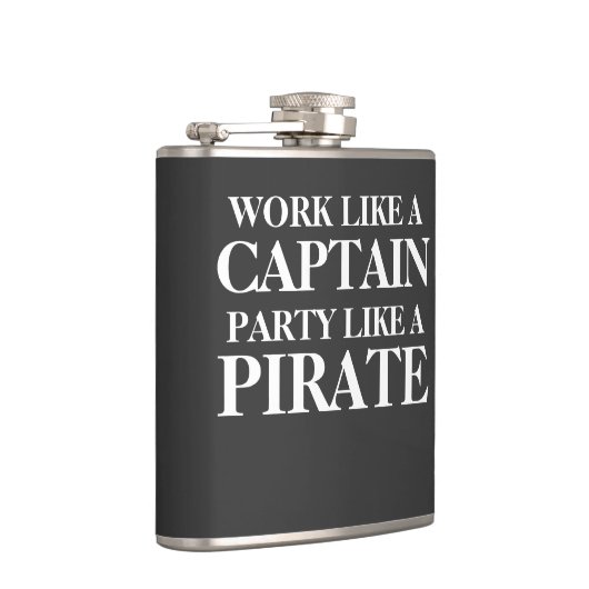 Flasques Travaillez comme un capitaine, partie comme un (Droite)