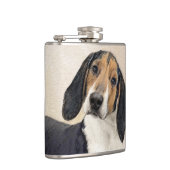 Flasques Treeing Walker Coonhound Peinture - Art original (Droite)