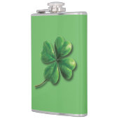 Flasques Trèfle irlandais vert moderne (Gauche)