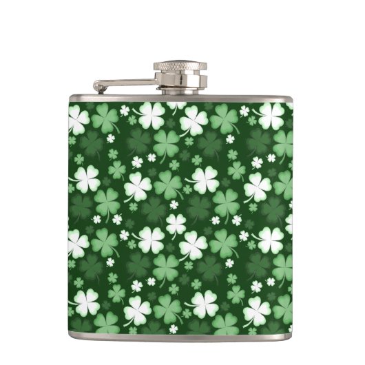 Flasques Trèfle vert, jour de la Saint-Patrick (Devant)