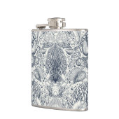 Flasques Trésors de plage, coquillages, crabes, coraux et s (Gauche)