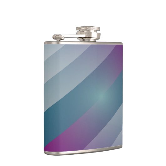 Flasques triangles gris magenta turquoise (Droite)