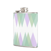 Flasques Triangles vert et lilas (Gauche)