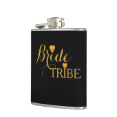 Flasques Tribe Black Gold Heart Bride (Gauche)