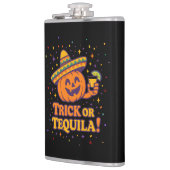 Flasques Trick or Tequila – Drôle de fête d'Halloween avec (Gauche)