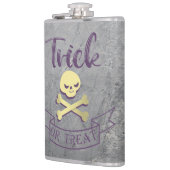 Flasques Tricoter ou traiter les os croisés du crâne Ruban  (Gauche)