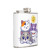 Flasques Trio adorable - Trois chats mignons (Droite)