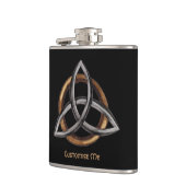 Flasques Triquetra (Brown/Argent) (Gauche)