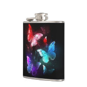 Flasques Trois papillons brillants sur l'arrière - plan de (Gauche)