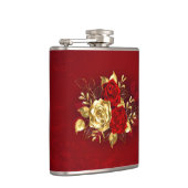 Flasques Trois roses en bijoux (Droite)