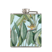 Flasques Tropical Jungle Banana Tree Strelitzia Monogramme (Dos)