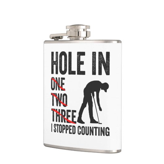 Flasques Trou dans un arbre deux J'ai arrêté de compter Fun (Gauche)