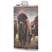 Flasques Troupeau de buffles (Gauche)