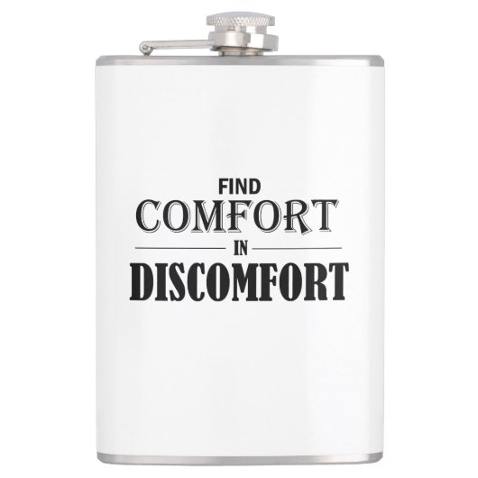 Flasques Trouver le confort dans l'inconfort (Devant)