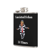 Flasques Trump condamné Felon Flask (Gauche)