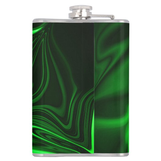 Flasques Tu plies and folds green nickeled on dark (Dos)