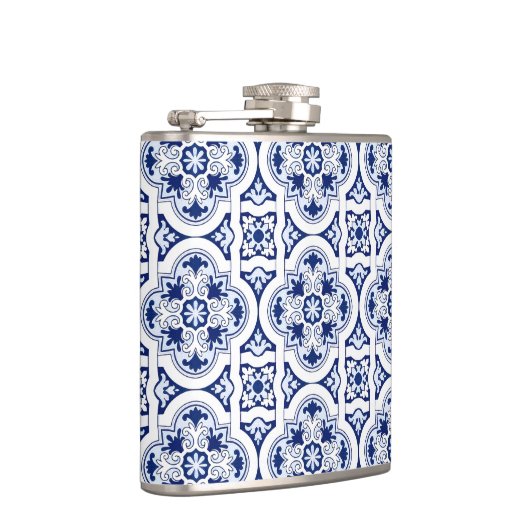 Flasques Tuile bleue portugaise (Droite)