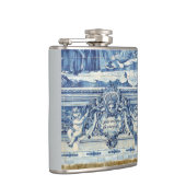 Flasques Tuiles murales portugaises bleues et blanches avec (Droite)