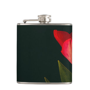 Flasques Tulipe rouge simple