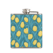 Flasques Tulipes en bleu et jaune (Dos)