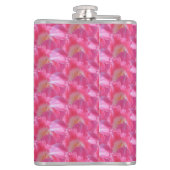 Flasques Tulipes roses frites - Design floral moderne (Dos)