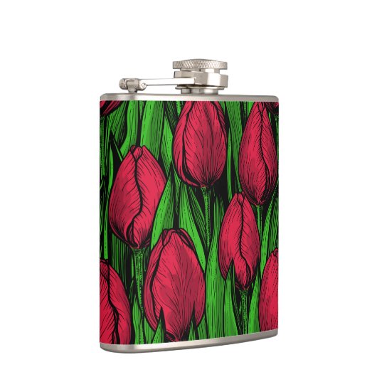 Flasques Tulipes rouges (Droite)