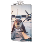 Flasques Turbo Prop Twin Engine Flotter Plane Bush Canada (Gauche)