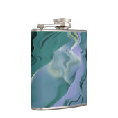 Flasques Turbulence bleue Acrylique pour l'art Abstrait (Droite)
