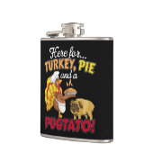 Flasques Turquie, tarte et Pugtato Thanksgiving Carlin chie (Gauche)