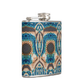 Flasques Turquoise Gold Sun Southwestern Art (Droite)