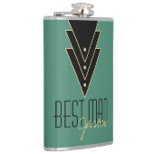 Flasques Tuxedo Art Déco moderne Best Man (Droite)