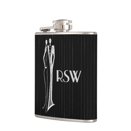 Flasques Tuxedo - Monogramme (Gauche)