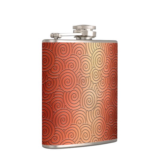 Flasques Twirl Copper Texture (Droite)