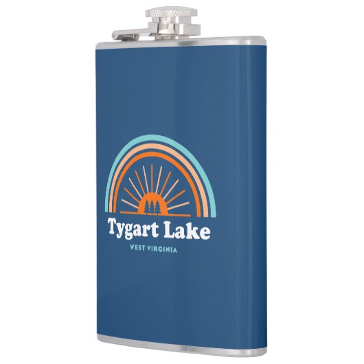 Flasques Tygart Lake Virginie-Occidentale Arc en ciel (Gauche)