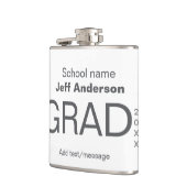 Flasques Typographie moderne graduation simple minimum c (Gauche)